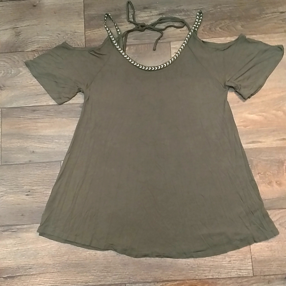 Olive green shirt